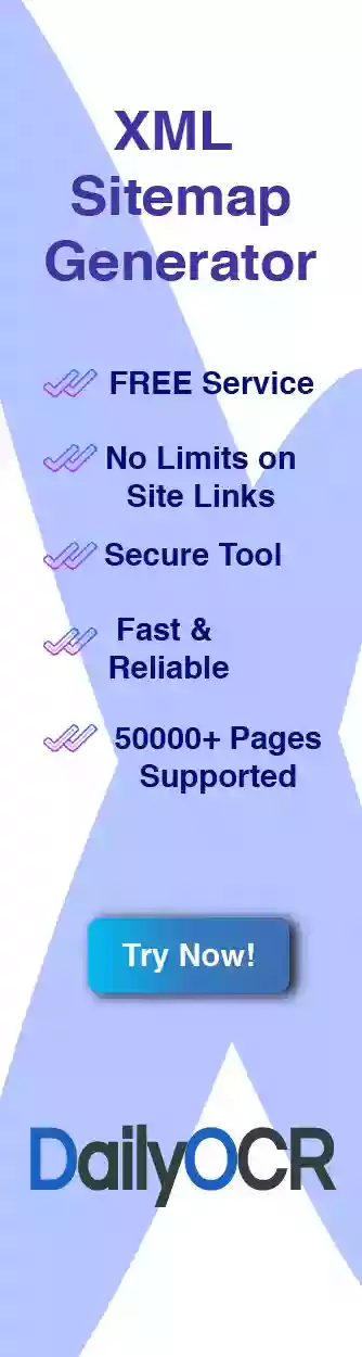 dailyocr sitemap generator ad